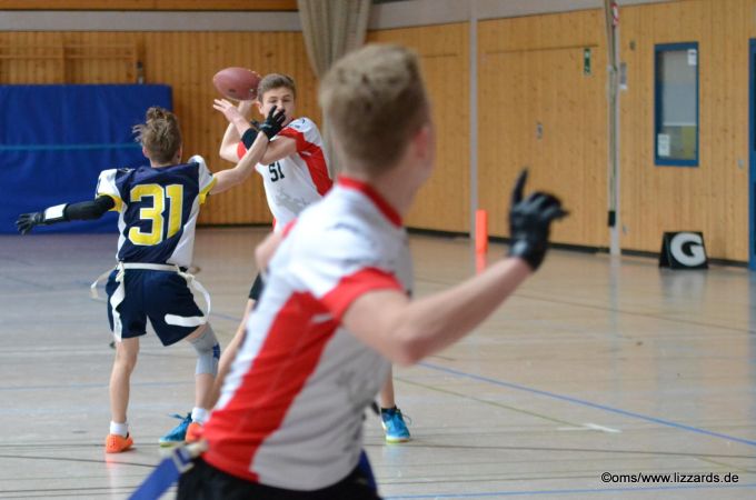 Kelkheim Lizzards vs. Hanau Hornets U16 Flag Football - Flagliga Mitte Winter 2019