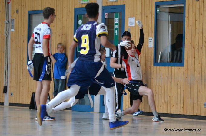 Kelkheim Lizzards vs. Hanau Hornets U16 Flag Football - Flagliga Mitte Winter 2019