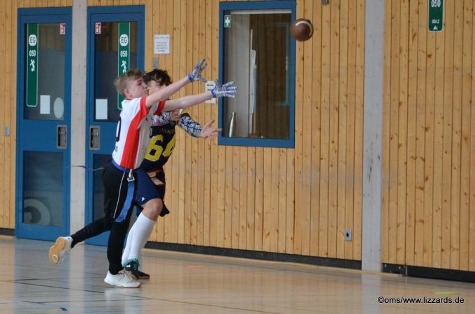 Kelkheim Lizzards vs. Hanau Hornets U16 Flag Football - Flagliga Mitte Winter 2019