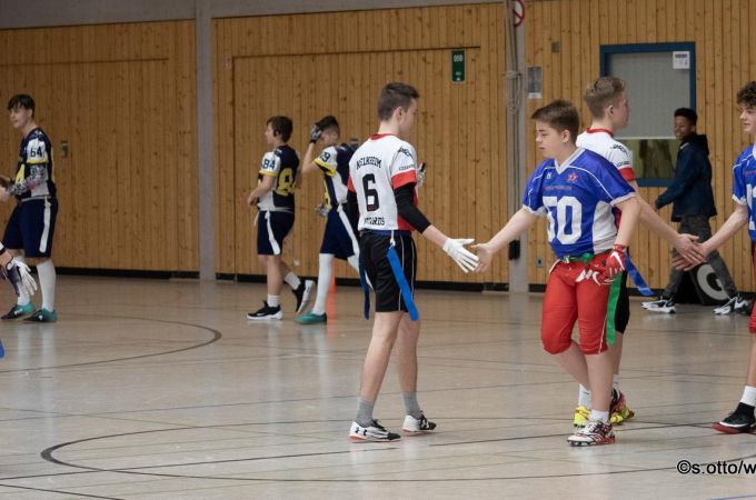 Kelkheim Lizzards vs. Rodgau Pioneers U16 Flag Football - Flagliga Mitte Winter 2019