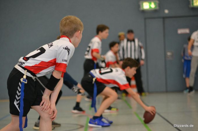 Kelkheim Lizzards vs. Darmstadt Diamonds - U13 Flag Football - Flagliga Mitte Winter 2019