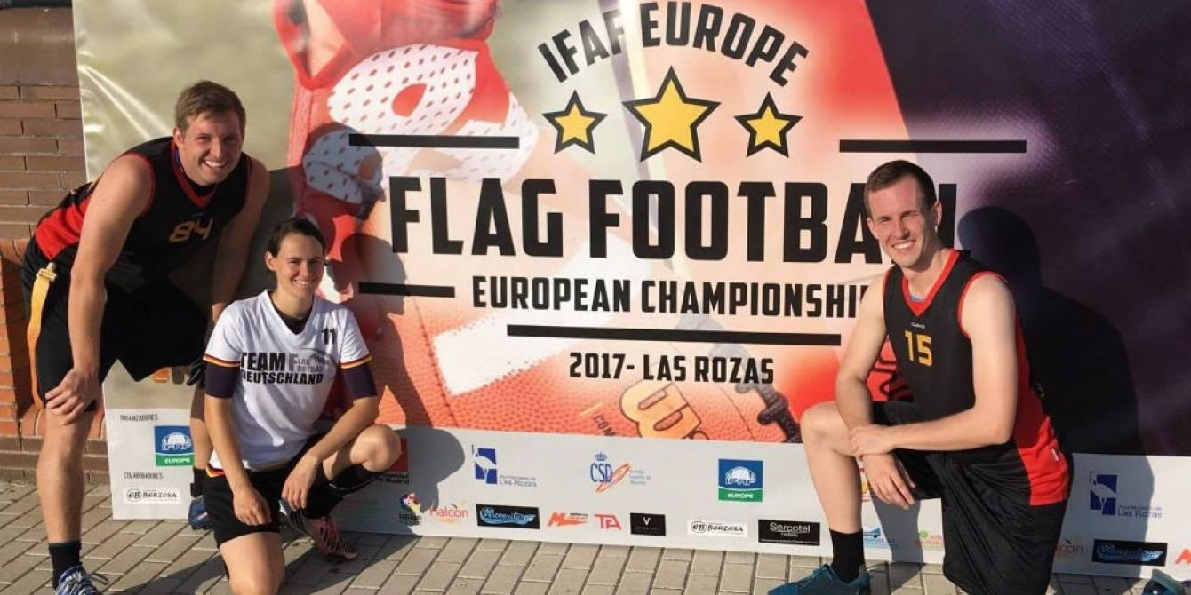 Lizzards bei der Flag Football-EM 2017