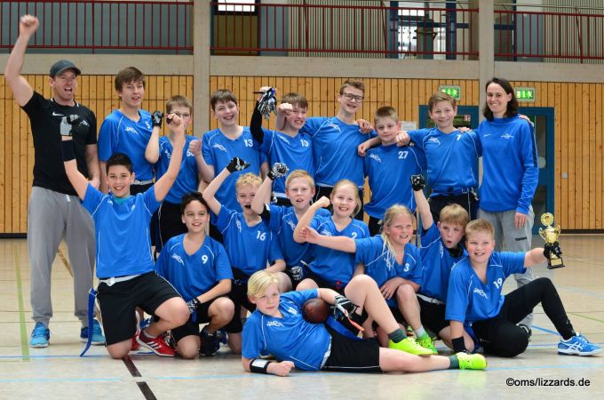 Kelkheim Lizzards vs. Hanau Hornets - U13 Flagliga Mitte Finaltag 2019