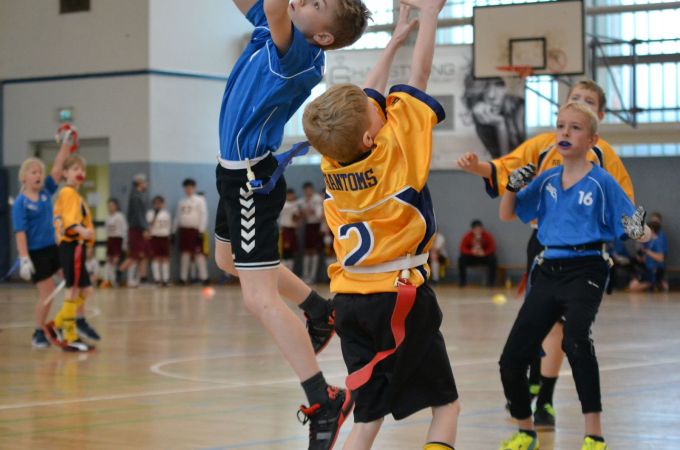 Kelkheim Lizzards vs. Wiesbaden Phantoms - U13 Flag Football - Flagliga Mitte Winter 2019