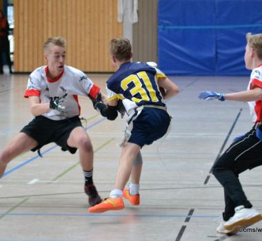 Kelkheim Lizzards vs. Hanau Hornets U16 Flag Football - Flagliga Mitte Winter 2019