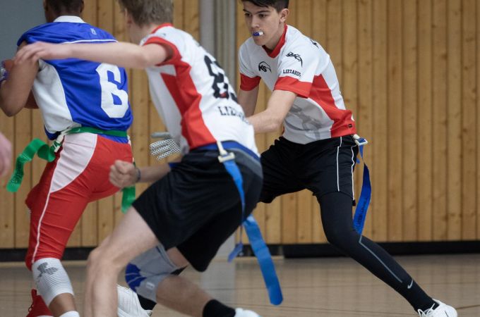 Kelkheim Lizzards vs. Rodgau Pioneers U16 Flag Football - Flagliga Mitte Winter 2019