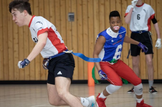 Kelkheim Lizzards vs. Rodgau Pioneers U16 Flag Football - Flagliga Mitte Winter 2019