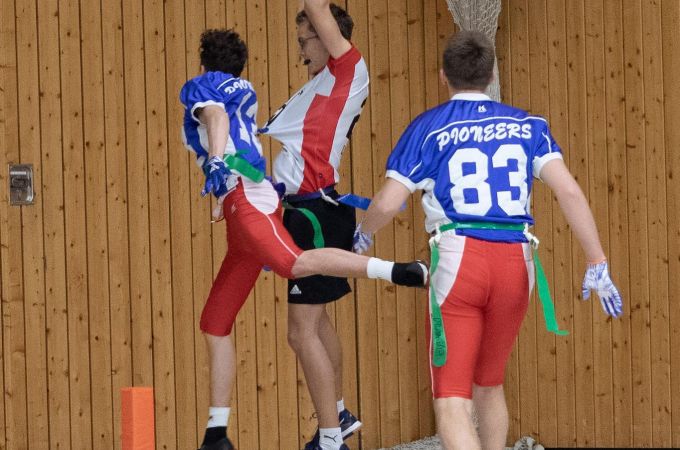 Kelkheim Lizzards vs. Rodgau Pioneers U16 Flag Football - Flagliga Mitte Winter 2019