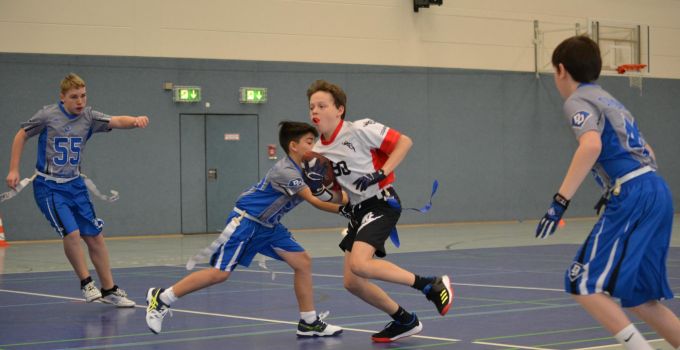 Kelkheim Lizzards vs. Darmstadt Diamonds - U13 Flag Football - Flagliga Mitte Winter 2019
