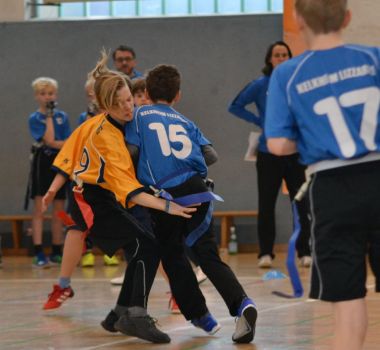 Kelkheim Lizzards vs. Wiesbaden Phantoms - U13 Flag Football - Flagliga Mitte Winter 2019