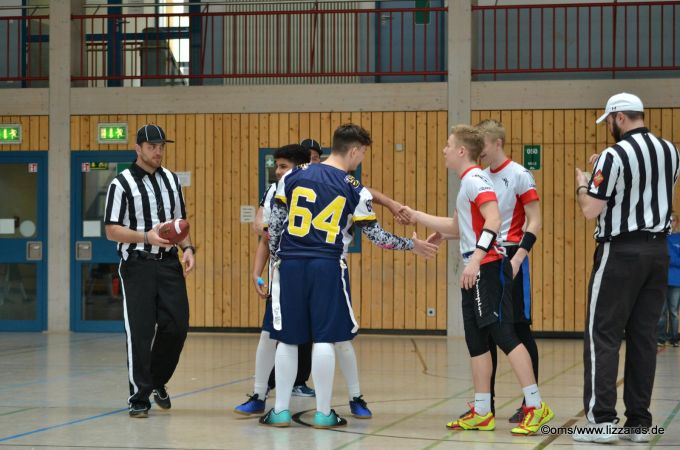 Kelkheim Lizzards vs. Hanau Hornets U16 Flag Football - Flagliga Mitte Winter 2019