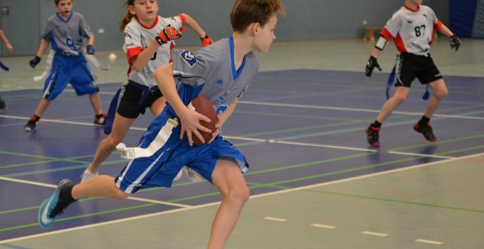 Kelkheim Lizzards vs. Darmstadt Diamonds - U13 Flag Football - Flagliga Mitte Winter 2019