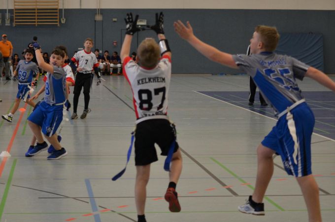 Kelkheim Lizzards vs. Darmstadt Diamonds - U13 Flag Football - Flagliga Mitte Winter 2019
