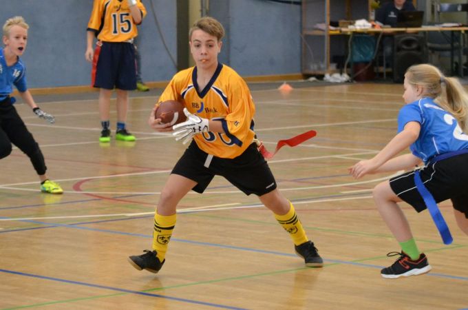 Kelkheim Lizzards vs. Wiesbaden Phantoms - U13 Flag Football - Flagliga Mitte Winter 2019