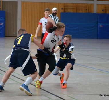 Kelkheim Lizzards vs. Hanau Hornets U16 Flag Football - Flagliga Mitte Winter 2019