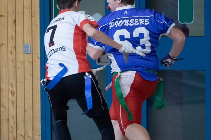 Kelkheim Lizzards vs. Rodgau Pioneers U16 Flag Football - Flagliga Mitte Winter 2019