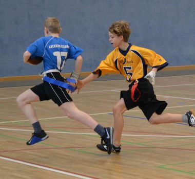 Kelkheim Lizzards vs. Wiesbaden Phantoms - U13 Flag Football - Flagliga Mitte Winter 2019