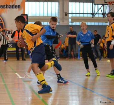 Kelkheim Lizzards vs. Wiesbaden Phantoms - U13 Flag Football - Flagliga Mitte Winter 2019