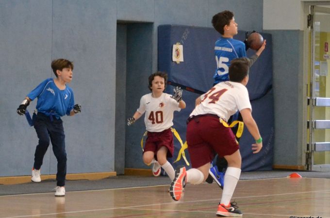 Kelkheim Lizzards vs. Bürstadt Redskins - U13 Flag Football - Flagliga Mitte Winter 2019