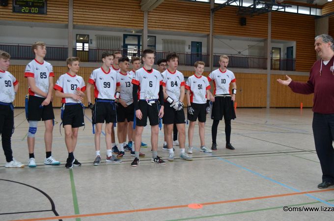 Kelkheim Lizzards vs. Hanau Hornets U16 Flag Football - Flagliga Mitte Winter 2019
