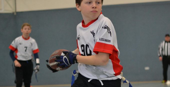 Kelkheim Lizzards vs. Frankfurt Universe - U13 Flag Football - Flagliga Mitte Winter 2019