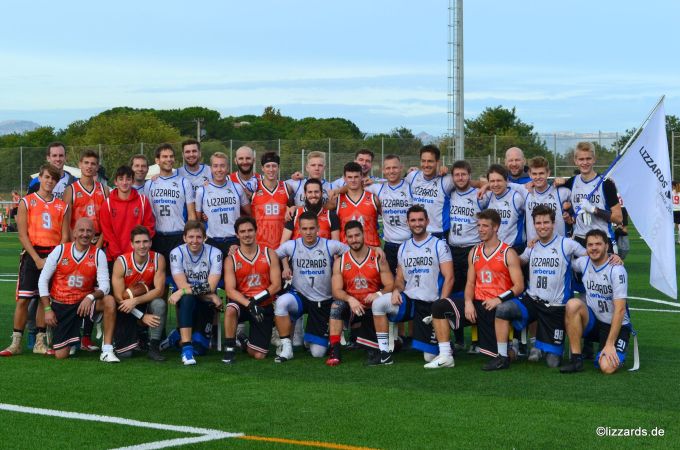 Arona 65ers and Kelkheim Lizzards at Champions Bowl X 2019