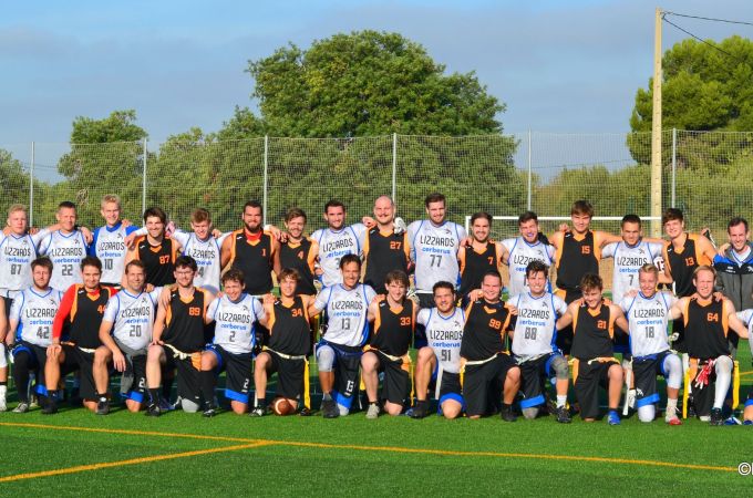 Vienna Vipers and Kelkheim Lizzards at Champions Bowl X 2019