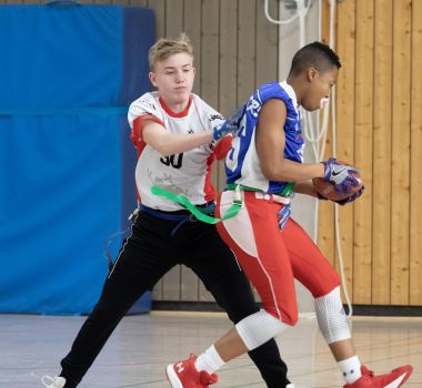 Kelkheim Lizzards vs. Rodgau Pioneers U16 Flag Football - Flagliga Mitte Winter 2019