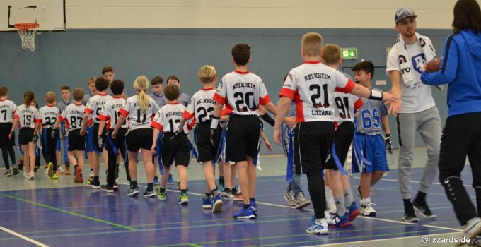 Kelkheim Lizzards vs. Darmstadt Diamonds - U13 Flag Football - Flagliga Mitte Winter 2019