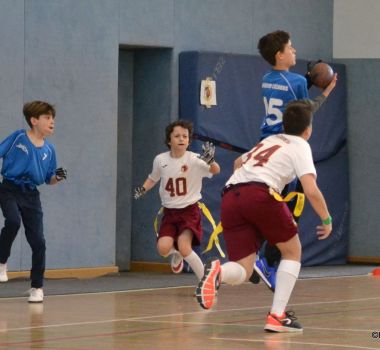 Kelkheim Lizzards vs. Bürstadt Redskins - U13 Flag Football - Flagliga Mitte Winter 2019
