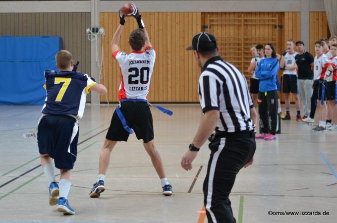 Kelkheim Lizzards vs. Hanau Hornets U16 Flag Football - Flagliga Mitte Winter 2019