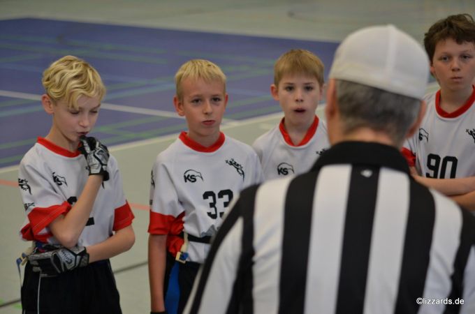 Kelkheim Lizzards vs. Darmstadt Diamonds - U13 Flag Football - Flagliga Mitte Winter 2019