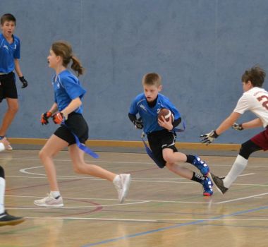 Kelkheim Lizzards vs. Bürstadt Redskins - U13 Flag Football - Flagliga Mitte Winter 2019