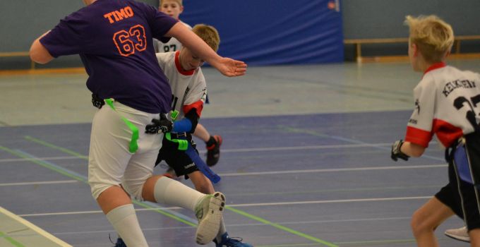 Kelkheim Lizzards vs. Frankfurt Universe - U13 Flag Football - Flagliga Mitte Winter 2019