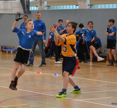 Kelkheim Lizzards vs. Wiesbaden Phantoms - U13 Flag Football - Flagliga Mitte Winter 2019