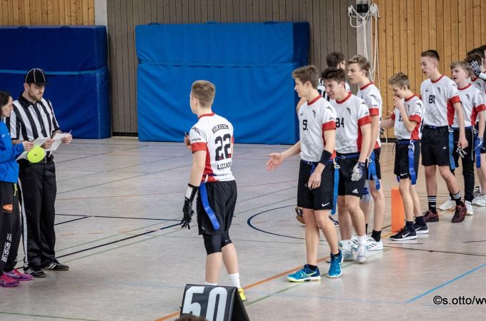 Kelkheim Lizzards vs. Rodgau Pioneers U16 Flag Football - Flagliga Mitte Winter 2019