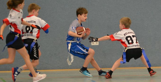 Kelkheim Lizzards vs. Darmstadt Diamonds - U13 Flag Football - Flagliga Mitte Winter 2019