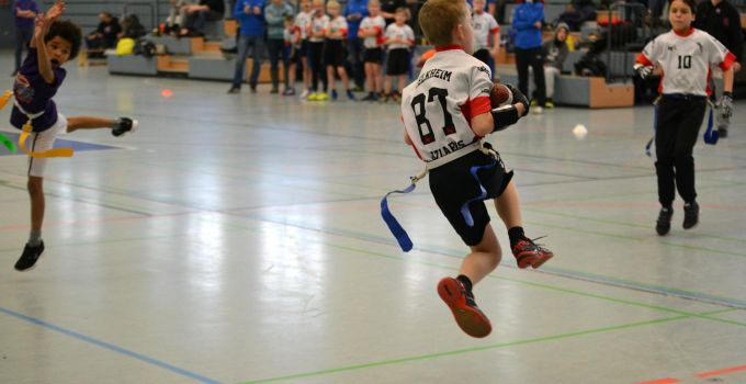 Kelkheim Lizzards vs. Frankfurt Universe - U13 Flag Football - Flagliga Mitte Winter 2019