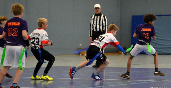 Kelkheim Lizzards vs. Frankfurt Universe - U13 Flag Football - Flagliga Mitte Winter 2019