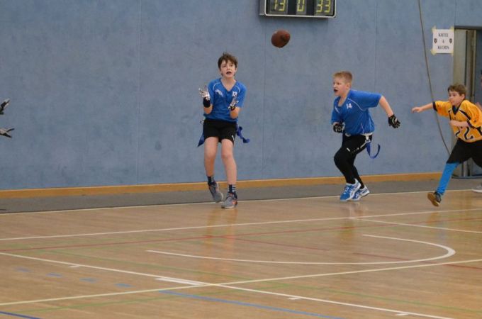 Kelkheim Lizzards vs. Wiesbaden Phantoms - U13 Flag Football - Flagliga Mitte Winter 2019