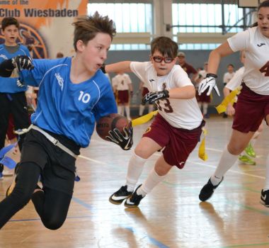 Kelkheim Lizzards vs. Bürstadt Redskins - U13 Flag Football - Flagliga Mitte Winter 2019