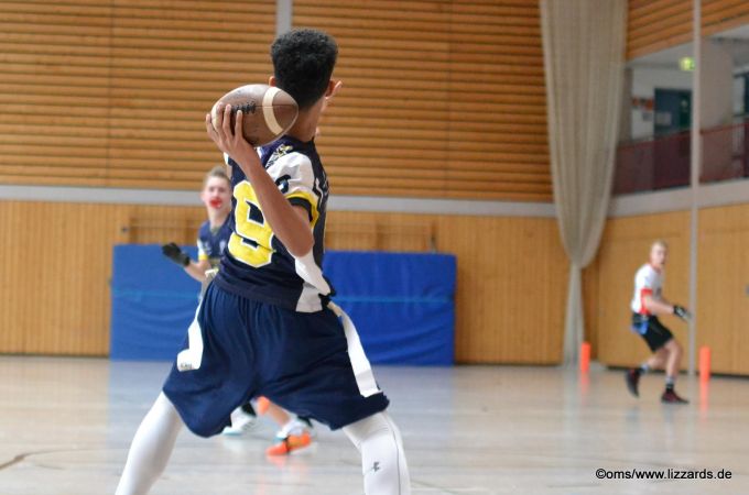 Kelkheim Lizzards vs. Hanau Hornets U16 Flag Football - Flagliga Mitte Winter 2019