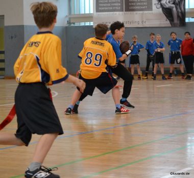 Kelkheim Lizzards vs. Wiesbaden Phantoms - U13 Flag Football - Flagliga Mitte Winter 2019