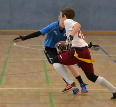 Kelkheim Lizzards vs. Bürstadt Redskins - U13 Flag Football - Flagliga Mitte Winter 2019