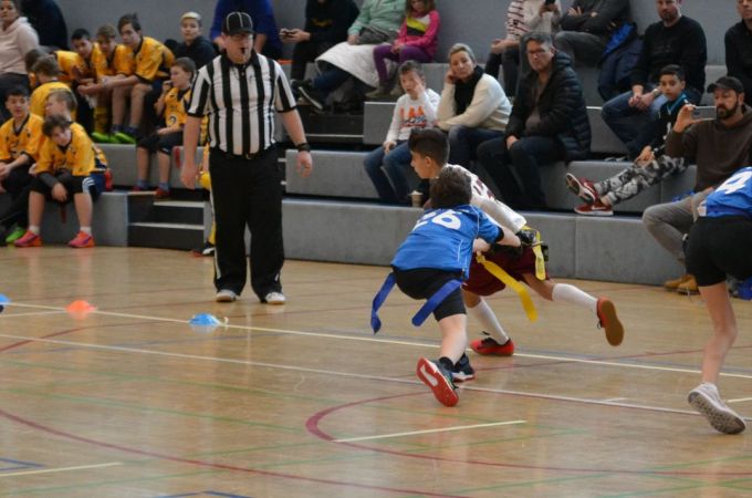 Kelkheim Lizzards vs. Bürstadt Redskins - U13 Flag Football - Flagliga Mitte Winter 2019
