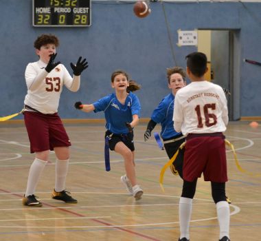 Kelkheim Lizzards vs. Bürstadt Redskins - U13 Flag Football - Flagliga Mitte Winter 2019