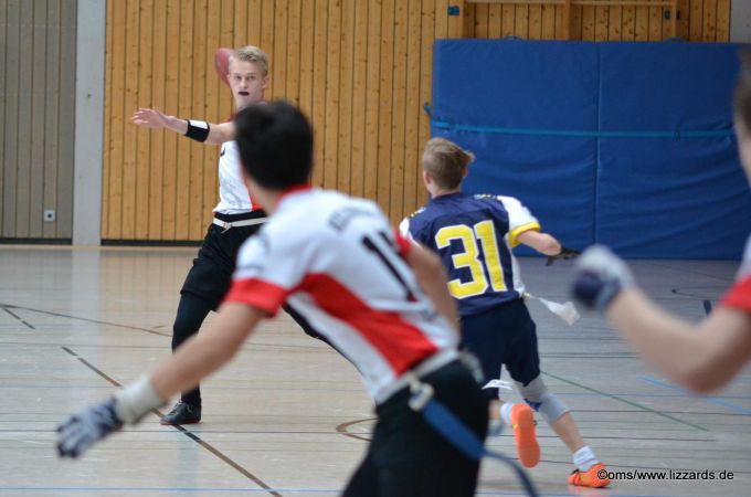 Kelkheim Lizzards vs. Hanau Hornets U16 Flag Football - Flagliga Mitte Winter 2019