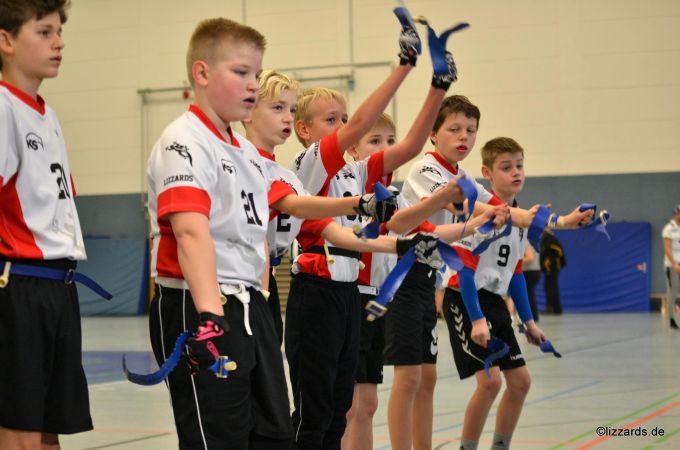 Kelkheim Lizzards vs. Darmstadt Diamonds - U13 Flag Football - Flagliga Mitte Winter 2019