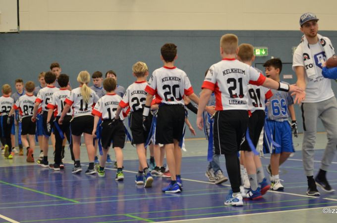 Kelkheim Lizzards vs. Darmstadt Diamonds - U13 Flag Football - Flagliga Mitte Winter 2019