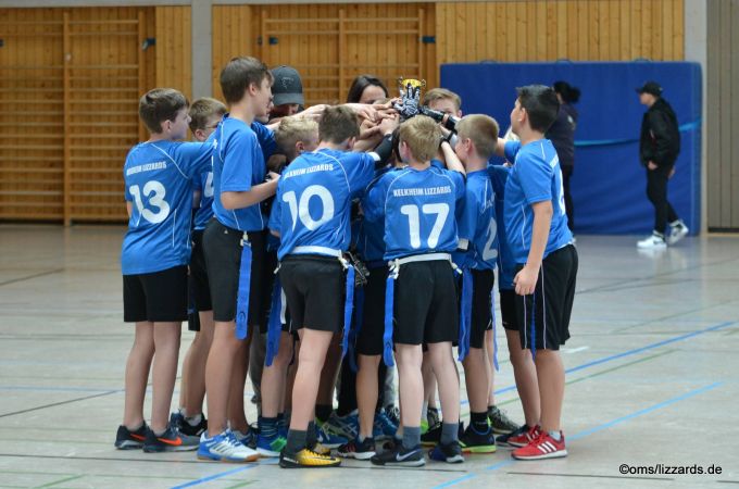 Kelkheim Lizzards U13 Flagliga Mitte Finaltag 2019 - Siegerehrung